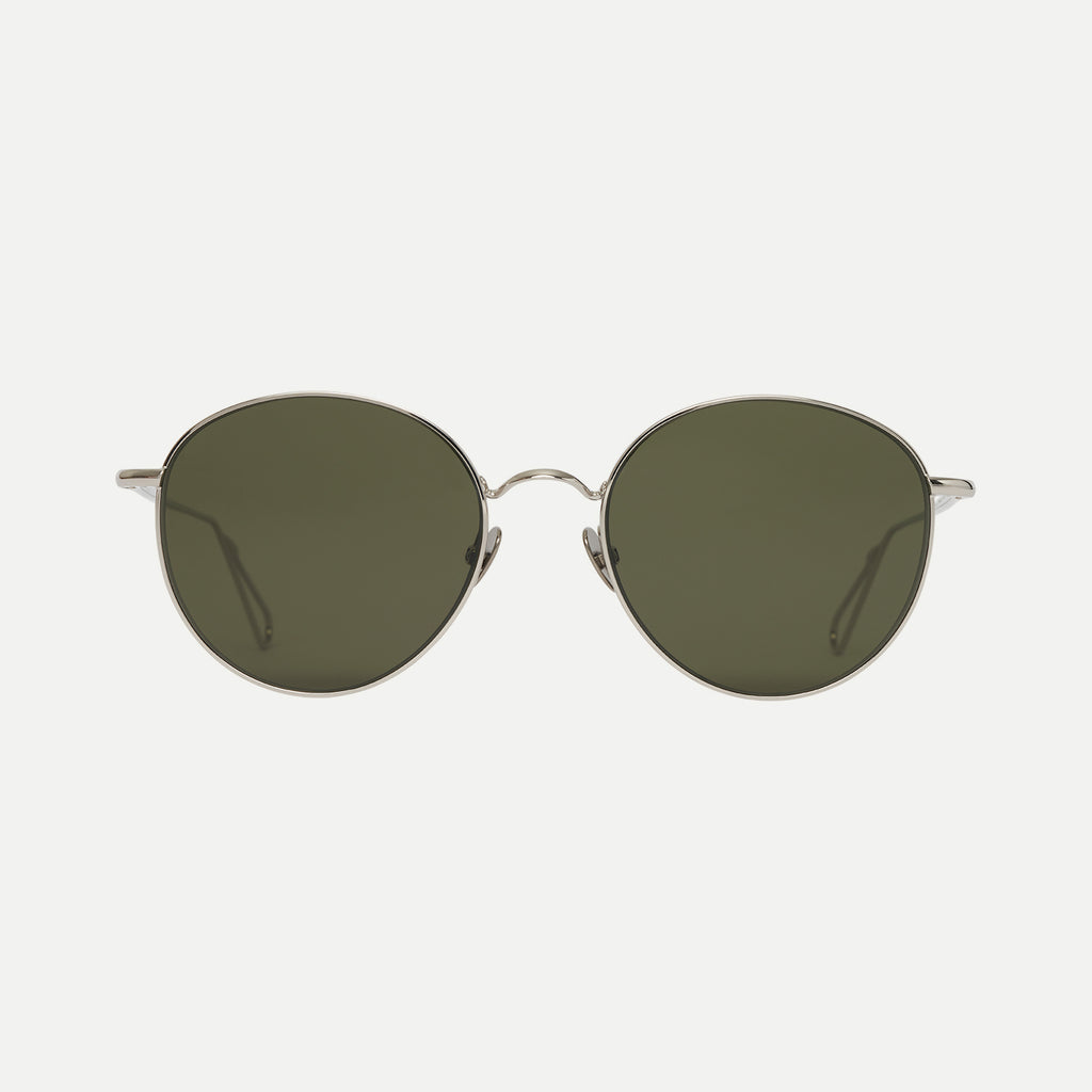 Ahlem Handmade in France Eyeglasses White Gold Place De La Madeleine + Case ahlem-glasses-north-london-  main image 3